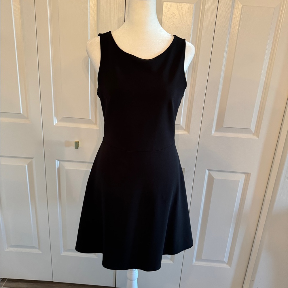 Express Black Low Back Dress